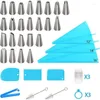 Outils à pâtisserie 39pcs Pâtres Boeszes Cake Decorating Socks Sacs Bookies Cupcake Piping Sac et accessoires