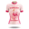 Be A Flamingo Maglia da ciclismo estiva da donna Set manica corta Mountain Bike Abbigliamento da ciclismo Traspirante MTB Abbigliamento da bicicletta Tuta da indossare V27