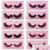 False Eyelashes 5D Mink Wholesale Natural Lashes Soft Make Up Extension Makeup Fake Eye Series K01K12 Drop Delivery Health Beauty Eye Dhyk9