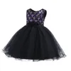 Flickaklänningar Kids julklänning Halloween Celebration Ball Gowns Sequines Party Kne-Length Formella kläder Barn 2-10 år