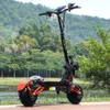 Yetişkin Elektroniği Katlanabilir Çift Motor Sürücü ve Sabit Alınabilen Pil 12 İnç Lastik Off-Road Elektrikli Scooter Destek Fabrikası Doğrudan Satış