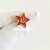 Stift broscher 50st anpassade stift Ryssland Red Star Hammer Sickle Logo Lapel Pins Brosch Communism Sovjetunionen USSR Cold War Souvenir B DHJDP