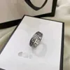 Bague en argent thaïlandais ajouré, bijoux de luxe de haute qualité, à la mode, pour double amoureux, léger, vent froid, 70% de réduction, 2023