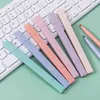 Highlighters 6PcsSet Markers Pastel Drawing Pen Double Head Fluorescent Highlighter Pen for Student School Office Supplies Cute Stationery J230302