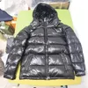 Men Puffer Short Down Jacket Hoody Designer Winter Coat Warm Side Pocket Size S-3XL