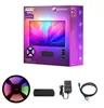 Strisce TV Strisce LED per 75 pollici con HMDI Sync Box RGB 5050 30 led/m 3.8M TV alimentata tramite USB Kit di retroilluminazione a LED per TV a schermo piatto PC