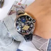 Mode Voll Marke Armbanduhren Männer Stil Automatische Mechanische Luxus Lederband Uhr CA 92