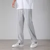 Pantalons pour hommes Pantalons décontractés pour hommes 2022 nouveau drapé Baggy mode droite jambe large pantalon décontracté pantalons de survêtement Streetwear noir abricot gris clair Z0306