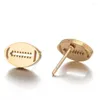 Stud Earrings EM108 Simple Personality Cloud Skates Football Letter Alloy Cute Jewelry Wholesale