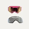 남성과 여성 스포츠 스타일을위한 스키 선글라스 방지 이중 레이어 보호 디자이너 선글라스 야외 눈 안장