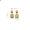 80% скидка 2023 Новые роскошные высококачественные модные украшения для бронзовой серебряной иглы новые серьги корейские серьги женственности