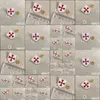 Pins Broothes 10pcs Mason Christian Army Crusader Knights Templar Czerwony Krzyż Biała tarcza i odznaki masońskie pin lapowy Del Dh7fa