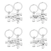 Keychains Cute Anime Keychain Stainless Steel Couple Puzzle Pendant Ornaments Metal Accesorios Valentine's Day Gift