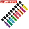 Highlighters 1PCS Stabillo TextMarker Original 70 Highlighter Children Stroke Key Mark avec grande capacité Couleur petit marqueur frais stylo J230302