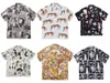 Men's Casual Shirts WACKO MARIA Men Women Full Print Summer Fashion Short Sleeve 230306