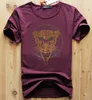Men's T Shirts 2023 Tops Pullover Designer Rhinestone T-shirt Streetwear Men Clothing Size S-4XL