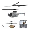 KY202 RC Helikopter Drone 4K Profesyonel HD Kamera Hareketi Algılayan Altı Eksenli WiFi RC Helikopter Uzaktan Kumanda Oyuncaklar Erkekler için