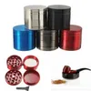 40mm 50mm 55mm 63mm 4layer zinc alloy metal grinder grinder charing smaking pipe accsitations tobacco manual spice spice