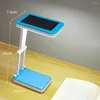 Table Lamps Foldable Solar Powered Night Light 4500K-6000K 26 LED Bedside Desk Lamp 2 Gears USB Charging Eye Protection