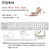 Sandal Style Glitter Rhinestones Silk Women Pumps Crystal Bowknot Satin Spring Autumn Lady High Heels Party Prom Shoes 230302