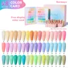 Rormays Set di smalti per gel da 15 ml Set di forniture per unghie professionali Set acrilico Macaron Lampada per gel UV a colori Lampada UV per gel a LED Fabbrica all'ingrosso