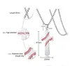 Feest ketting heren honkbal kruis hanger sieraden explosie hanger hiphop sieraden rapstijl hanger creatieve geschenken