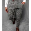 Herrenhosen Sommer Herren Freizeithosen Mode Klassische Streifen Plaid Schwarz Einfarbige Hosen Hochwertige formelle Anzughosen Männlich 20-38 230307