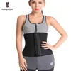 Women's Shapers Black Cream 3 Hook And Eye 25 Steel Booned Latex Waist Trainer Fajas Girdle Sashes Waistband Plus Size Underwear Corselet Women 230307