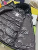 Men Puffer Short Down Jacket Hoody Designer Winter Coat Warm Side Pocket Size S-3XL