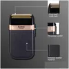 Elektrorasierer Komei New Shaver Net Waschbar USB-Ladegerät Reciprocating Binocar Gold und Sier Knife KM2024 Drop Delivery Health Bea Dhfcw