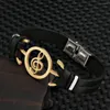 Charm armband wangaiyao rostfritt stål musik symbol armband titan mäns enkla fashionabla hand prydnader par bh