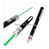 Party Favor 5Mw 532Nm Green Light Beam Laser Pointers Pen For Sos Mounting Night Hunting Teaching Meeting Ppt Xmas Gift Drop Deliver Dhzhh