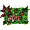 装飾的な花の家の装飾人工植物芝生偽の草の緑の造園壁寝室の窓覆われたエリア
