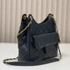 10a designer väskor kvinnor motkvalitet verklig läder hobo totes guldkedjor mynt dekoration lady handväska 19/21,5 cm hög imitation crossbody med låda