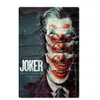 Classic Joker Movie Metal Poster Metal Tin Plaques de signes décor mural pour Bar Pub Club Man Cave Plaque Metal Vintage Iron Paint Personnalize Metal Sign Size 30x20cm W01