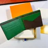High-end multipe plånbok korta plånböcker korthållare kreditkort täcker designer lyxväska 81537
