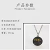 Top designer jewelry Sterling Silver REAL Series Round Men and Women Sweater Chain Personality Creative Gift