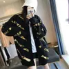 Balencgs Designer Hoodies Mens Switters Sweater 2024 Autumn and Winter Letter New Letter Jacquard Cardigan Stand Sweater Coat Hszk