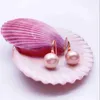 Stud Earrings Charm Female Earring Imitation Pearls Ball Hook For Women Bridal Romantic Wedding Party Jewelry Gift Wholesale