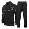 Survêtements pour hommes Hommes Veste Survêtement Casual Sports Suit Set 2023 Automne Deux Pièces Pantalons Hommes Sportswear Jogger VêtementsHommes