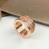 Buigari Small Série de cintura anel de designer para mulher diamante ouro banhado 18k estilo clássico de luxo reproduções oficiais do presente requintado 029