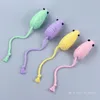 Cat Toys 4st Kattunge Squeak Toy Mice Animal Cats Pet Indoor Hunting Pets Playful Sticked Cotton Rep Cute Chasing