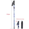 TRUKKING POLEN 5SECTIE BUITENLOTEN POOL CAMPING Portable wandelwandelstick voor Noordse oudere telescopische club gemakkelijk in tas 230307