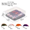 Baits Lures ICERIO 24pcsBox Scud Bug Worm Nymphs Flies Barbed Hook Trout Fishing Carp Fly Lure Bait 230307
