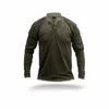 Chemises décontractées pour hommes P002 manches longues VS Combat tactique hommes coton militaire Camo T 230306