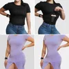 Women's Shapers Waist Trainer for Women Invisible Wrap Waist Trainer Tummy Wrap Waist Trimmer Belt Plus Size Black Adjustable Gym Workout Belt 230307