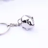 Metal Pig Cartoon Cute Bag Pendant Key Chain Tote Car Keyrings Men Women Girl Trinket KeyChain Gift283Z