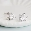 Studörhängen 2023 Trendig älg Silverfärg Korean Earings For Women Party Party Christmas E6614