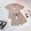 kids clothes baby sets Boys Girls set childrens t-shirt tee shorts baby boy summer size 130-160 doe4