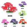 Dekoratif çiçekler pot bitki sahte saksı süslem yapay çam ağacı ev dekor bonsai oda bahçesi dekorasyon